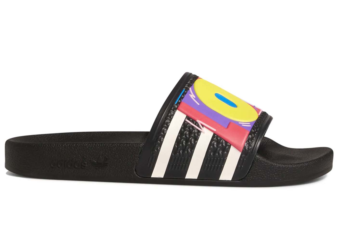 Tenisky a topánky adidas Originals Adilette Slide Kris Andrew Small Pride Collection Čierna | GX6389, 0