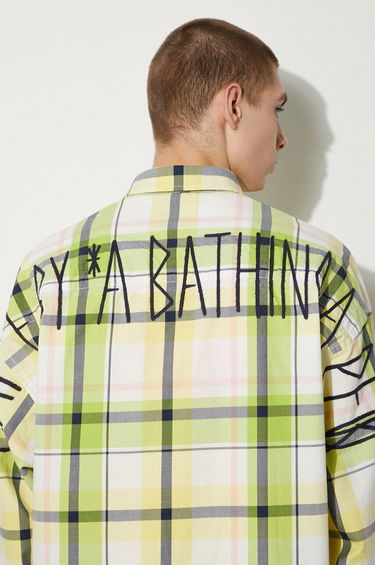 Košeľa AAPE by A Bathing Ape AAPE Relaxed Fit Button-Down Shirt Žltá | AAPSTM8479XXM, 4