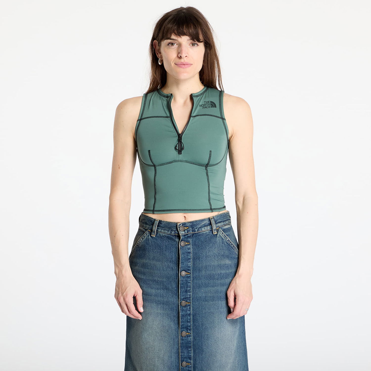 Tielko The North Face The North Face NSE Tank Top Zelené | NF0A8BNBHCH1, 0