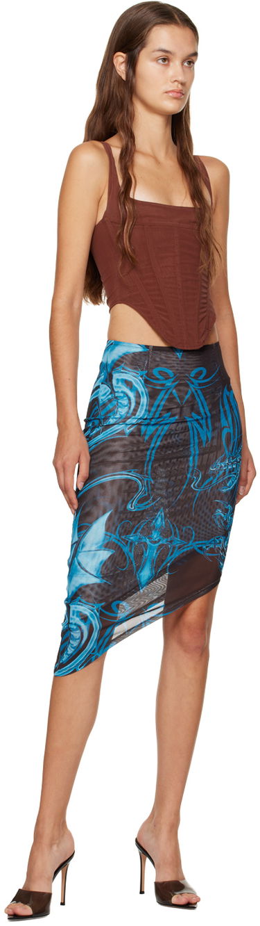 Tielko Miaou Miaou Campbell Corset Top Hnedá | 7020PM3SAB, 3