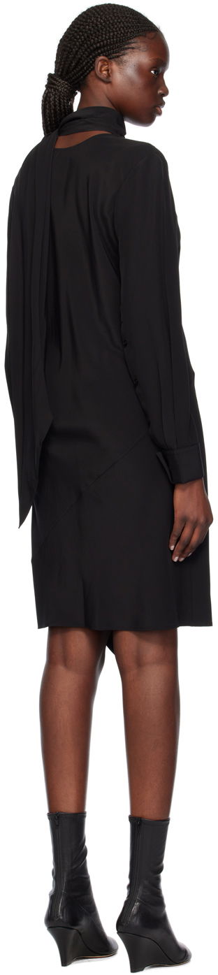 Šaty Helmut Lang Helmut Lang Scarf Midi Dress Čierna | O01HW605, 2