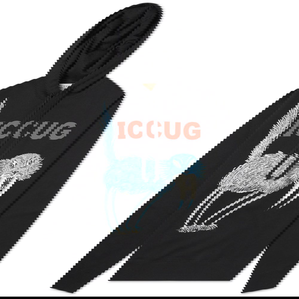 Mikina Gucci Iccug Printed Hoody Čierna | 646953-XJDJN-1082, 0