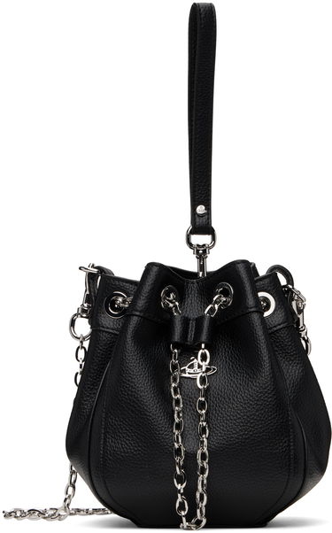 Taška cez rameno Vivienne Westwood Small Bucket Bag Čierna | 4C030004W-S000D-, 0