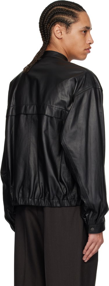 Bunda LEMAIRE Lemaire Soft Boxy Leather Jacket Čierna | OW1136 LL0094, 2