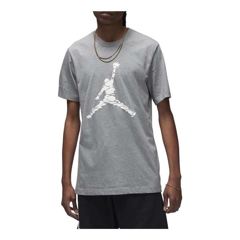 Tričko Jordan Essential Crew Graphic Short Sleeve T-Shirt Šedá | DX9582-091