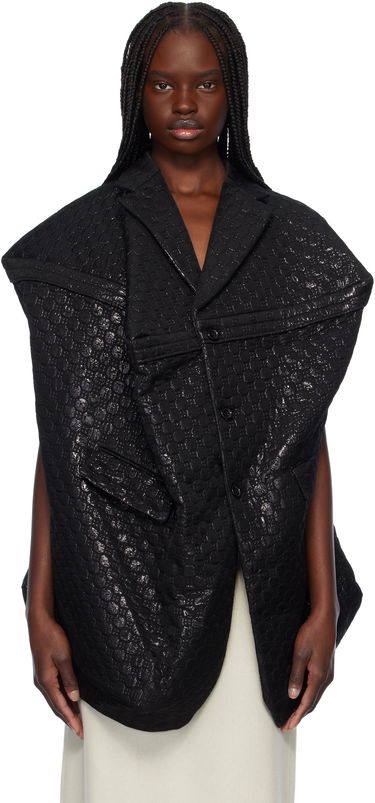 Vesta Comme des Garçons Comme des Garçons Lame Floating Weave Vest Čierna | GO-J027-051-1, 0