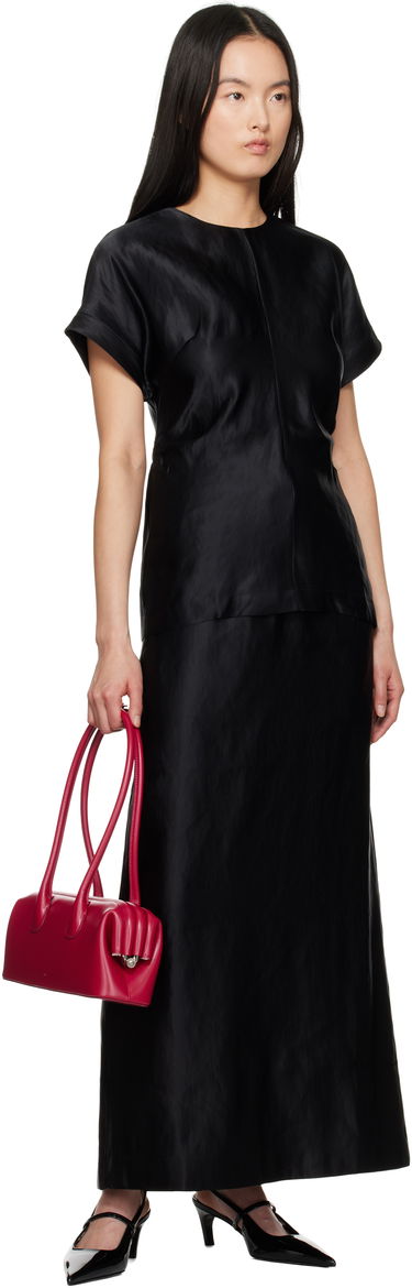 Sukňa Loulou de Saison Loulou de Saison Liam Maxi Skirt Čierna | LIAM, 3