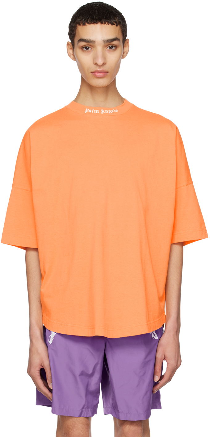 Tričko Palm Angels Orange Oversized Oranžová | PMAA002C99JER0062301, 0