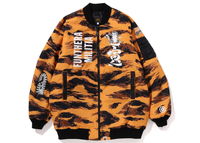 Tiger Camo Long MA-1 Jacket