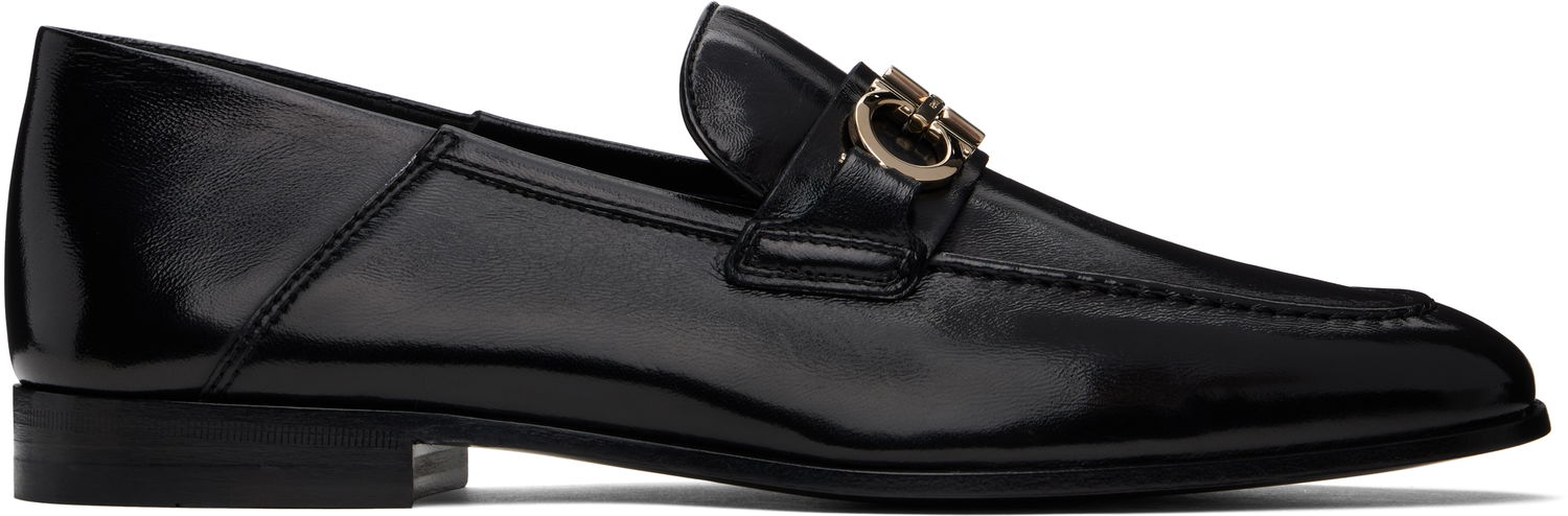 Tenisky a topánky FERRAGAMO Salvatore Ferragamo Hybrid Gancini Ornament Loafers Čierna | 778971, 0