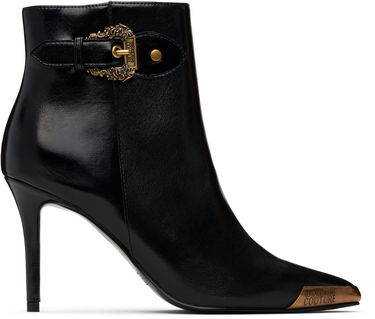 Tenisky a topánky Versace Jeans Couture Logo Plaque Ankle Boots Čierna | E79VA3S57_EZSC35, 0