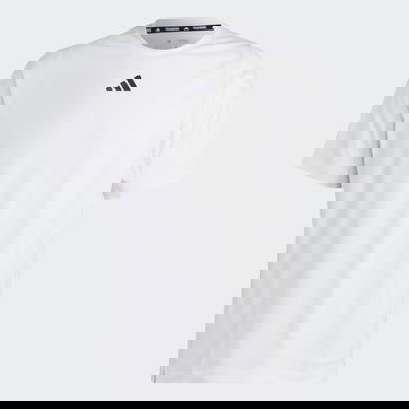Tričko adidas Performance Train Icons 3 Bar Training Biela | IC5491, 4