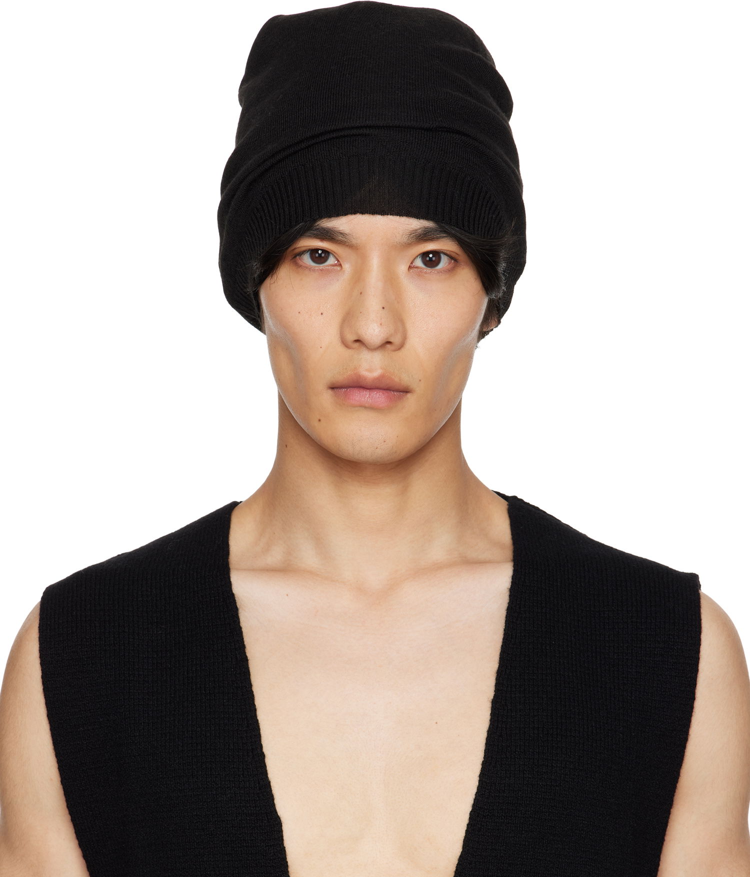 Kulicha Rick Owens Rick Owens Concordians Beanie Čierna | RU02E1494 M, 0