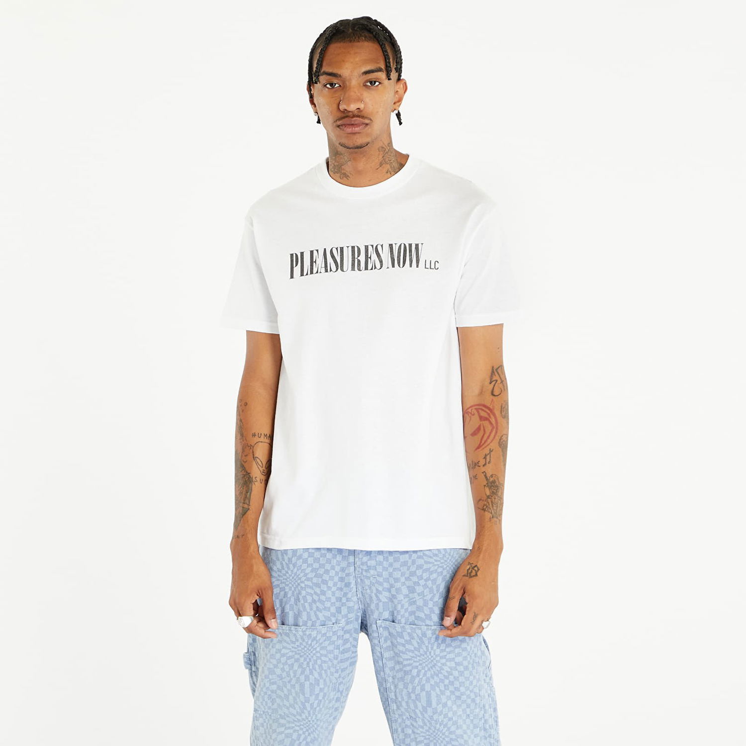 Tričko Pleasures LLC Short Sleeve Tee White Biela | P23F053 WHITE, 0