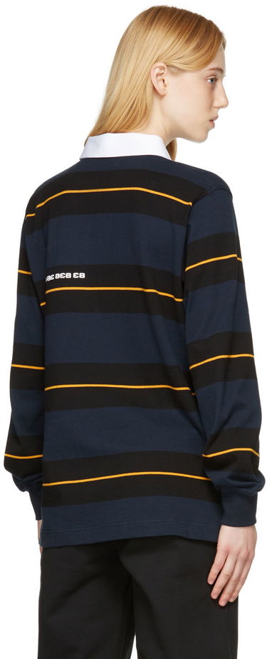 Polo tričko VETEMENTS Number Striped Rugby Polo Navy | VL12SH450N, 2