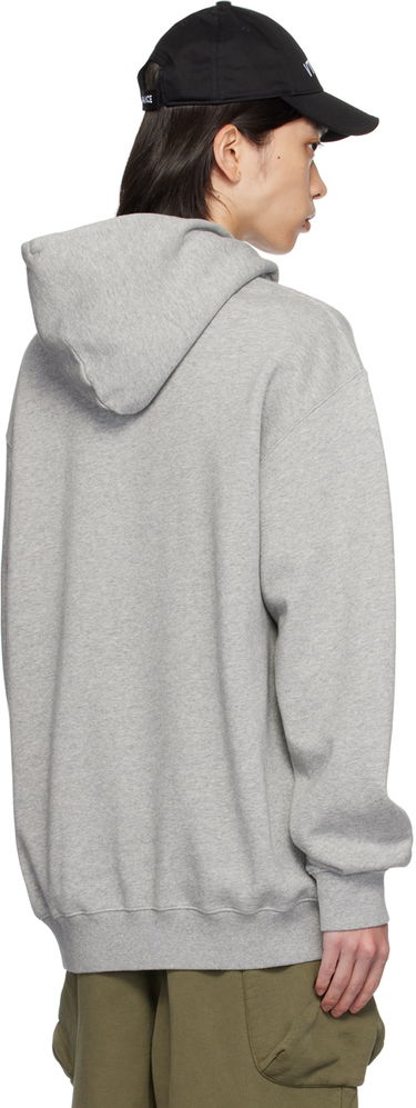Mikina VETEMENTS VTMNTS Embroidered Hoodie Šedá | VL22HD100G, 2