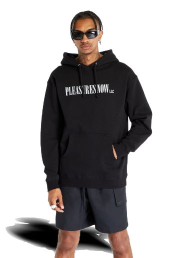 Mikina Pleasures LLC Fleece Hoodie Black Čierna | P23F054 BLACK