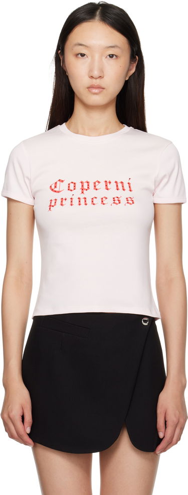 Tričko Coperni Coperni Princess Slim-Fit T-Shirt Ružová | DJS07F5017, 0