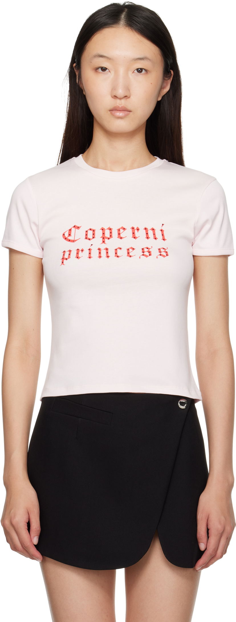 Tričko Coperni Coperni Princess Slim-Fit T-Shirt Ružová | DJS07F5017