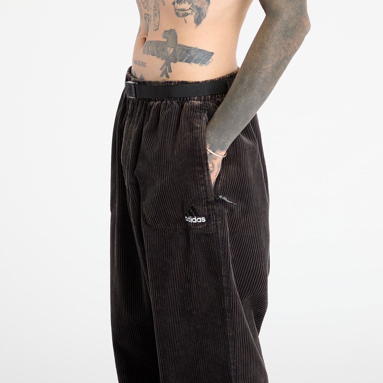 Nohavice adidas Performance Equipment Corduroy Pants Šedá | JV7658, 1