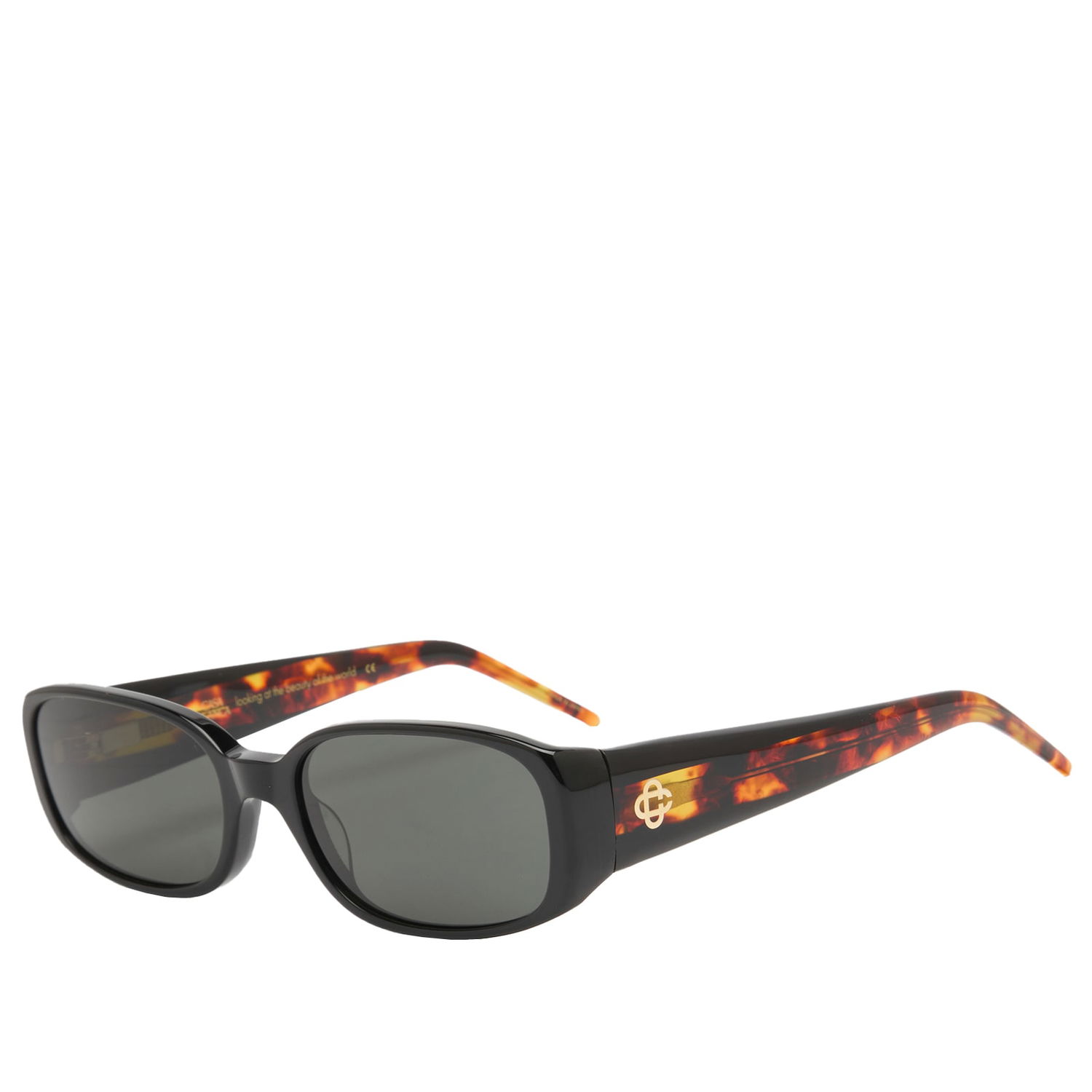 Slnečné okuliare Casablanca Casablanca Oval Stripe Acetate Sunglasses Hnedá | EW-078-01-BLTQ, 0