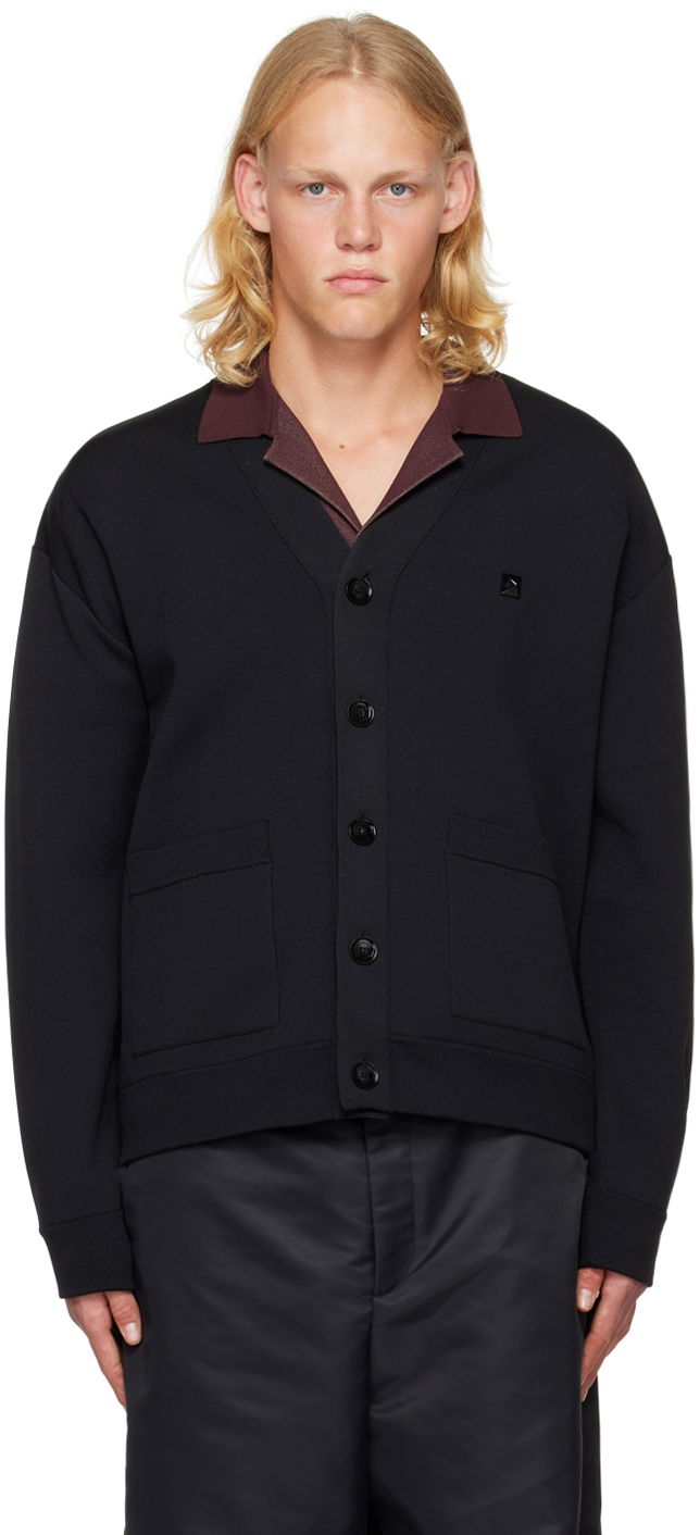 Sveter Valentino Stud Cardigan Čierna | 1V0KA02E8VD, 0