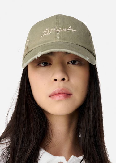 Šiltovka AXEL ARIGATO Distressed Cotton Cap Zelené | X3077002, 5