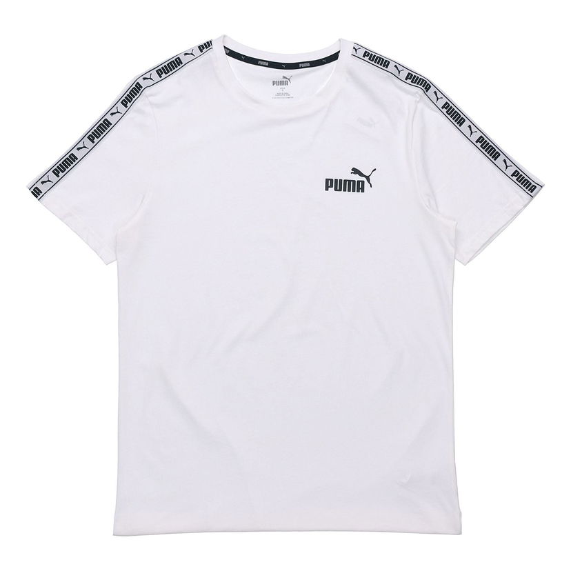 Tričko Puma Taping Logo T-Shirt Biela | 532557-02