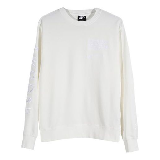 Sveter Nike Sportswear Swoosh Crewneck Sweatshirt Biela | CU4035-133