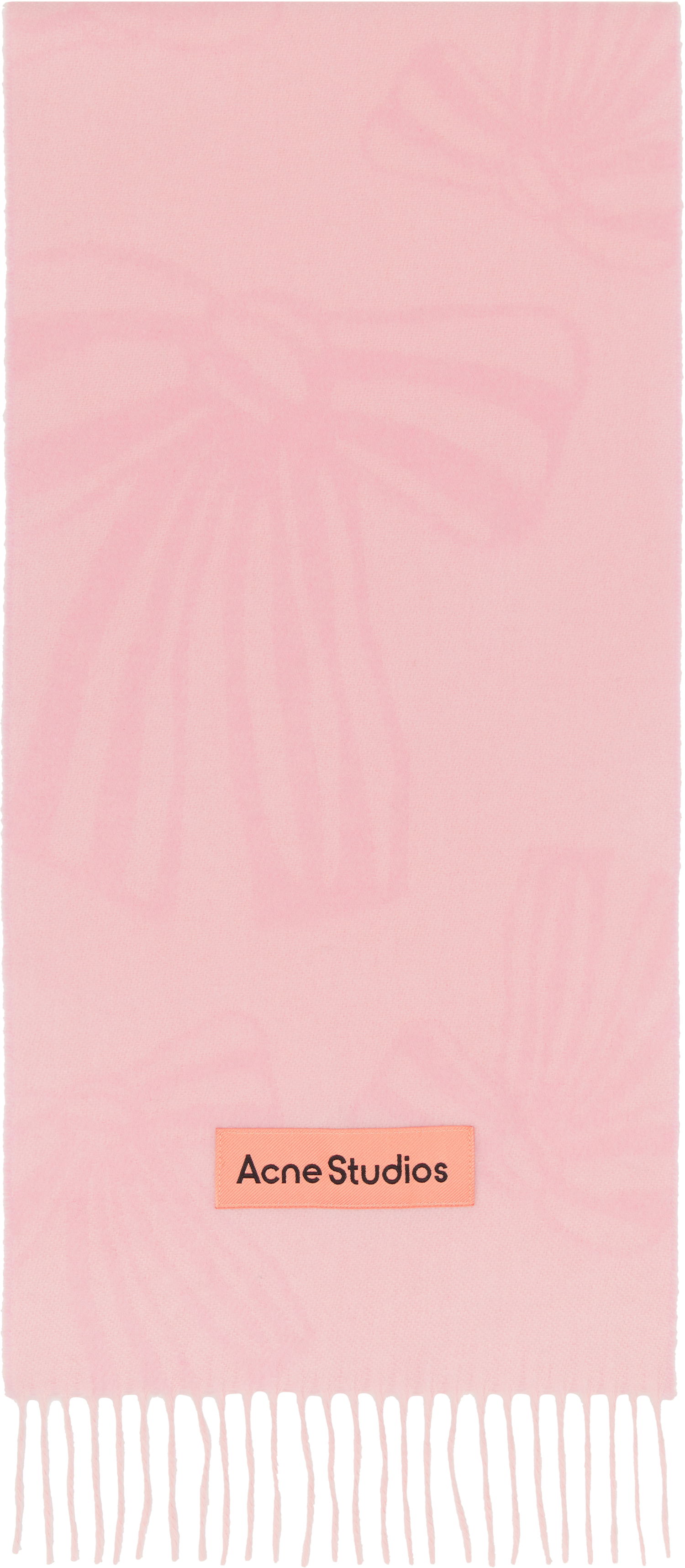 Šál Acne Studios Acne Studios Cashmere Jacquard Scarf Ružová | CA0366-, 0