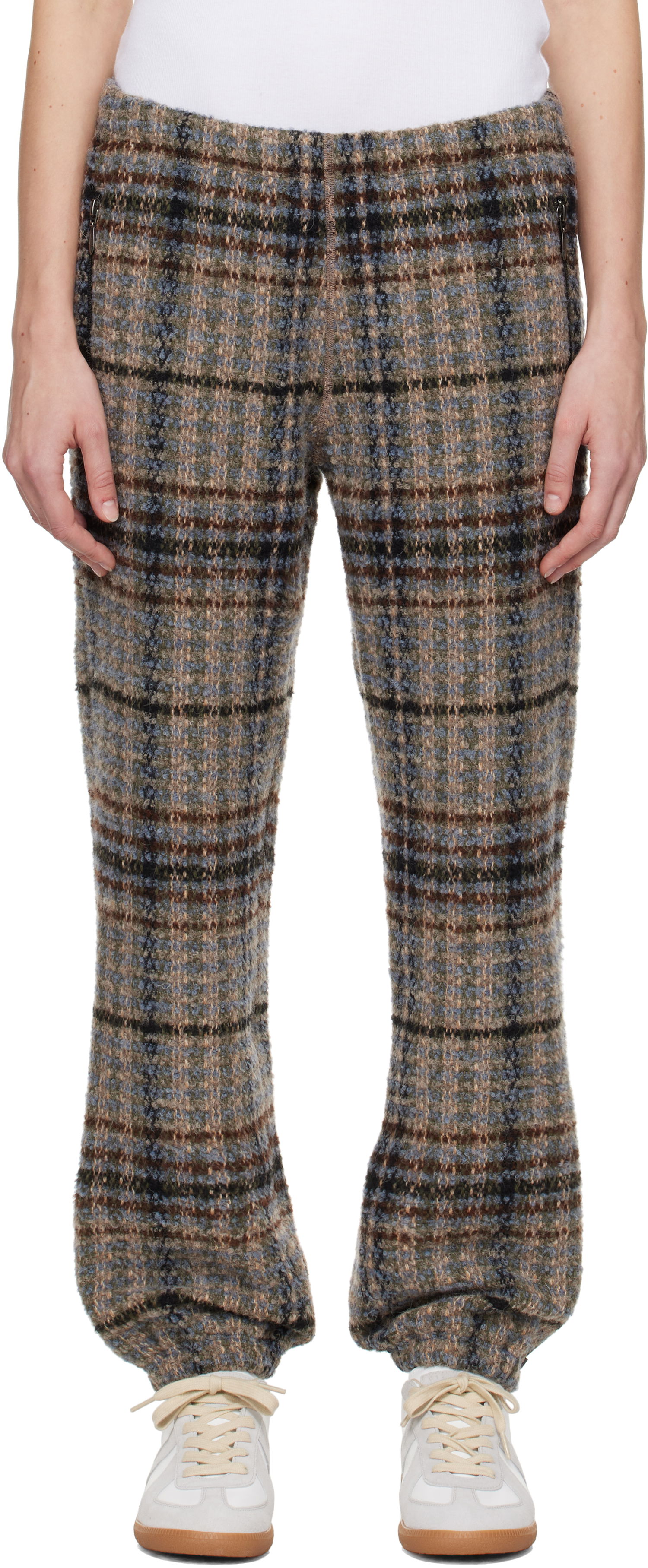 Nohavice Needles Zipped W.U. Trousers Hnedá | PU327, 0