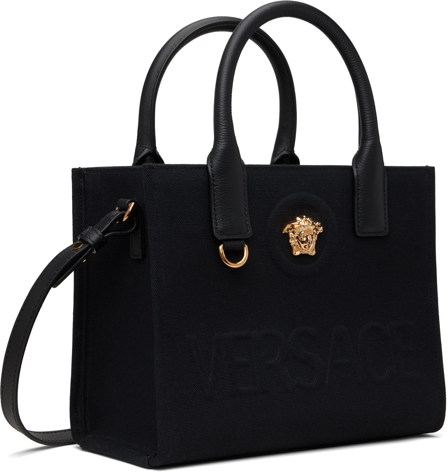Tote bag Versace Versace 'La Medusa' Mini Tote Bag Čierna | 1020448_1A03095, 1