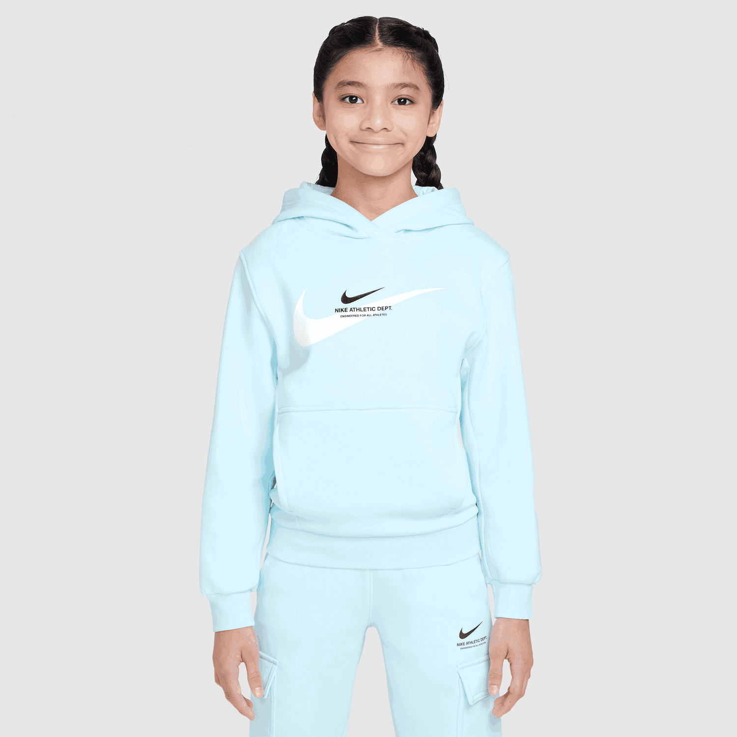 Mikina Nike Nike Sportswear Fleece Hoodie Modrá | HV6965-474, 0
