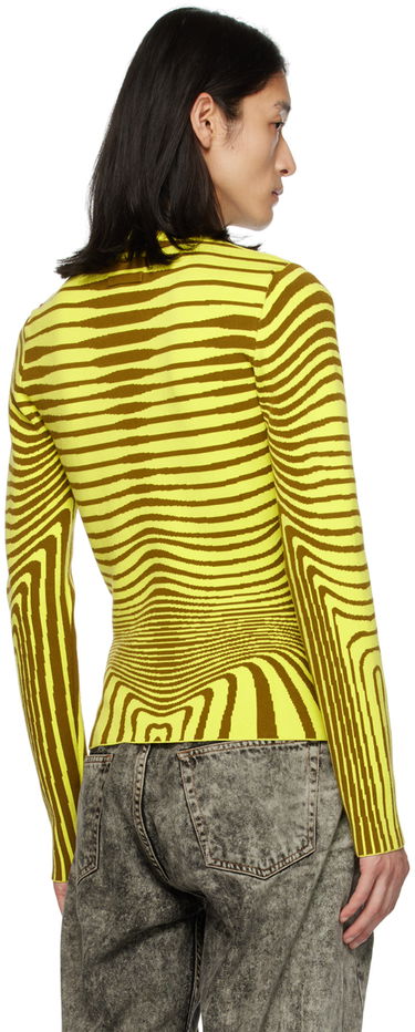 Tričko Jean Paul Gaultier Gaultier Body Morphing Striped Sweater Žltá | 23/12-F-PL028-M046-4144, 2
