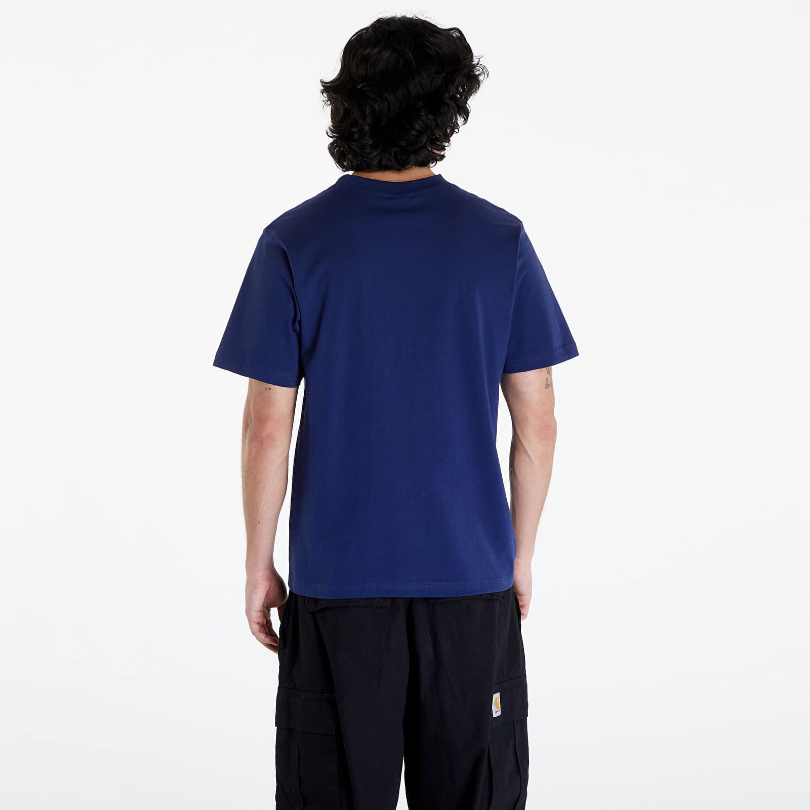 Essential T-Shirt With Contrast Print Blue