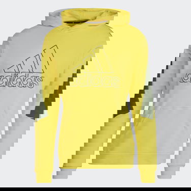 Mikina adidas Performance Future Icons Embroidered Badge of Sport Hoodie Žltá | HK4541, 5