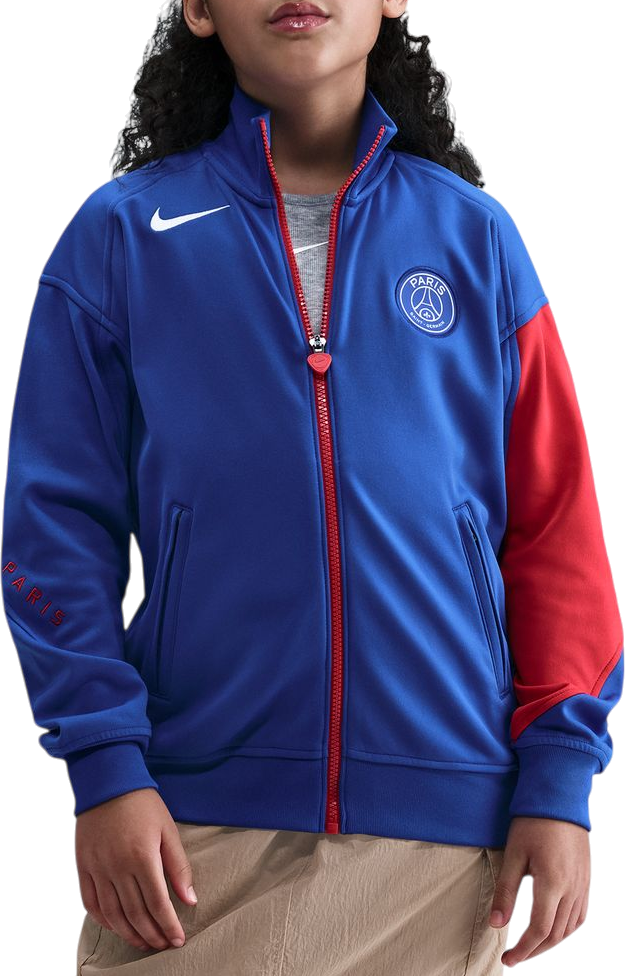 Bunda Nike Dri-FIT Total 90 Paris Saint-Germain Soccer Anthem Jacket Modrá | hm6526-405
