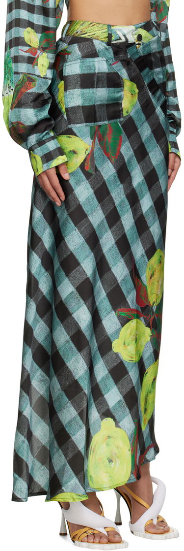 Sukňa Ottolinger Ottolinger Lemon Gingham Maxi Skirt Rôznofarebný | 1100904, 1