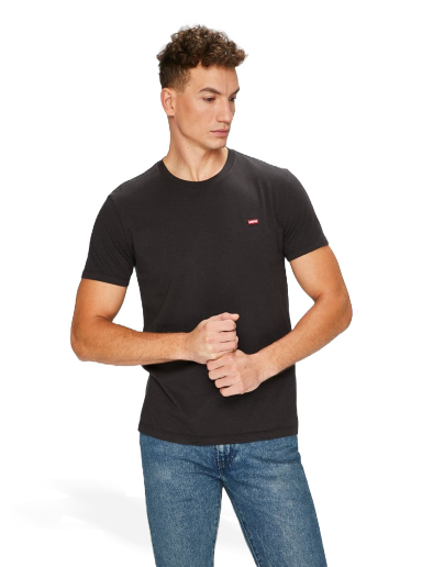 Tričko Levi's Chest Logo Tee Čierna | 56605.0009