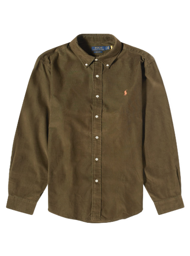 Košeľa Polo by Ralph Lauren Corduroy Button Down Shirt Zelené | 710853123011