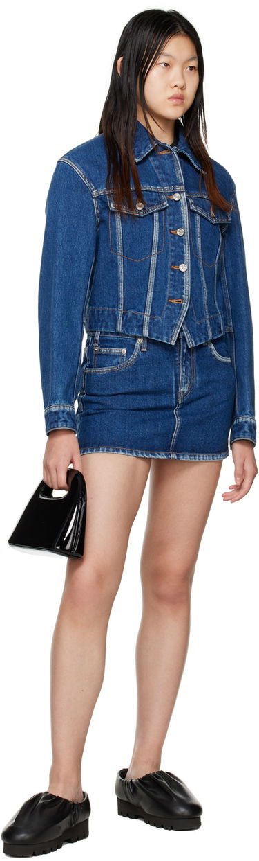 Sukňa We11done We11done Faded Denim Miniskirt Modrá | WD-DS3-22-372-W-BL, 3