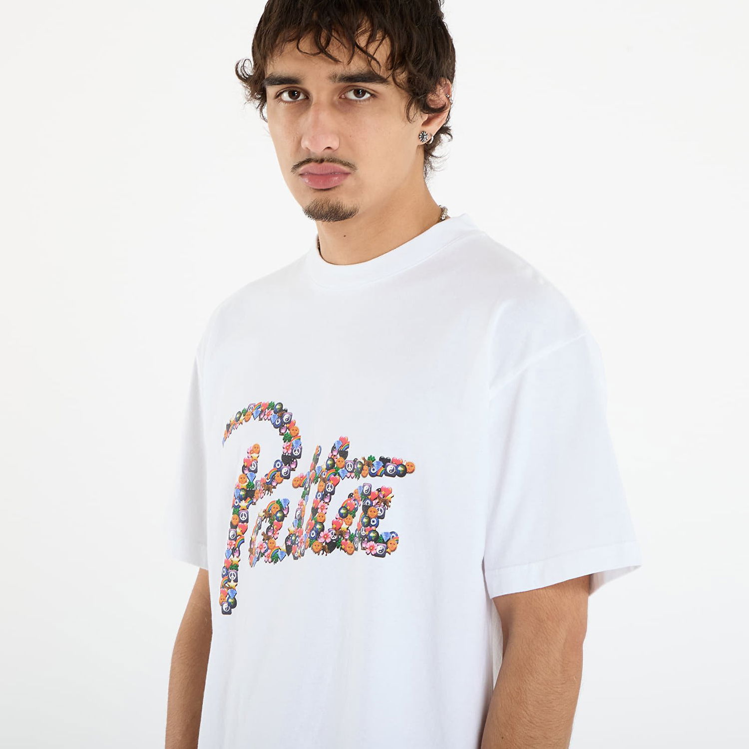 Tričko Patta T-Shirt Vibes Multicolor Graphic Biela | POC-AW25-1000-290-0093-002, 1