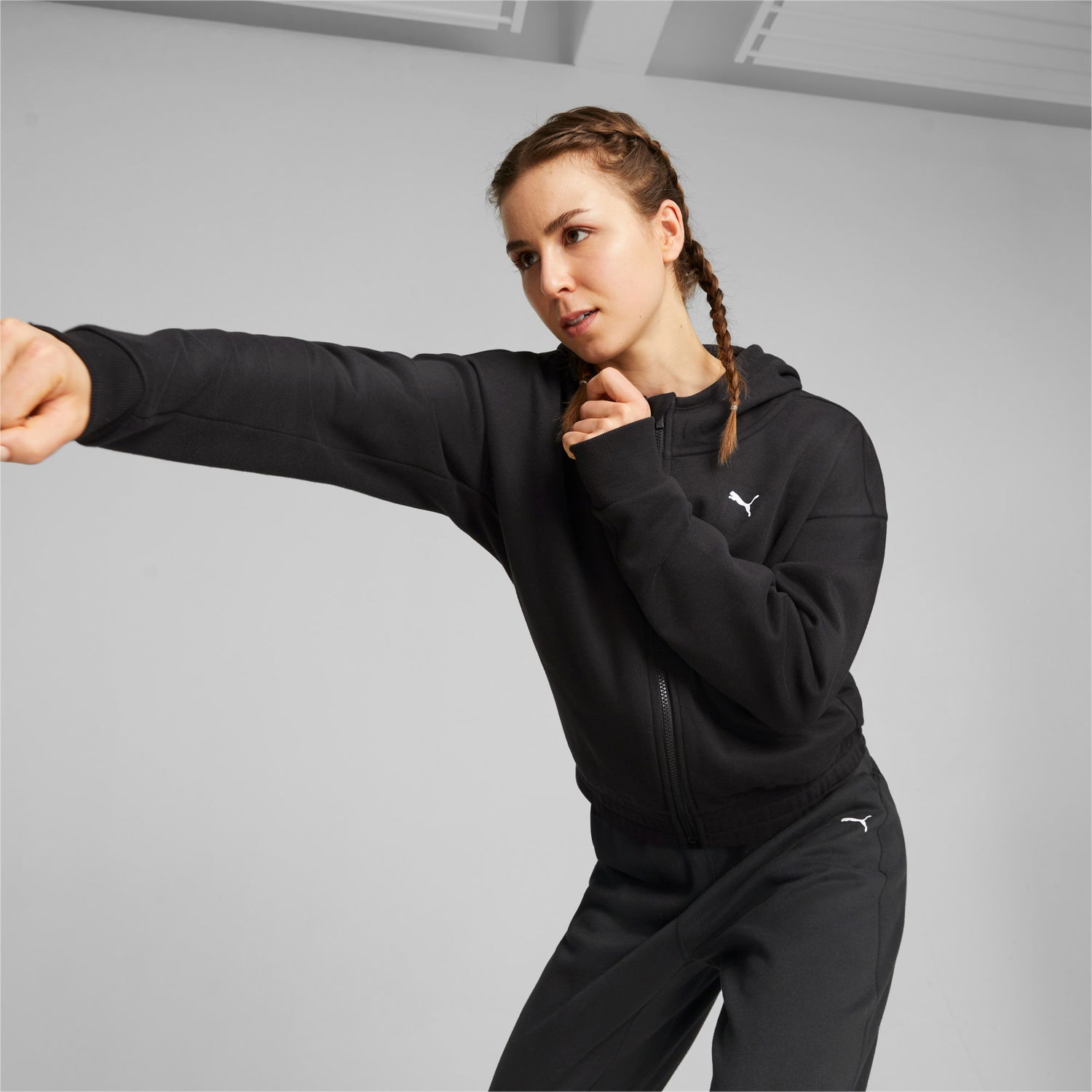 Mikina Puma Train Favourite Fleece Čierna | 524233_01, 0