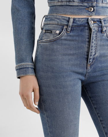 Džínsy Dolce & Gabbana Dolce & Gabbana Skinny Jeans Modrá | FTC67DG8ML9S9001, 3