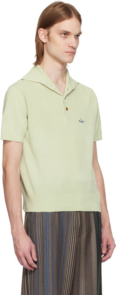 Polo tričko Vivienne Westwood Vivienne Westwood Alex Knit Polo Shirt Zelené | 2701001P-Y003K-, 1