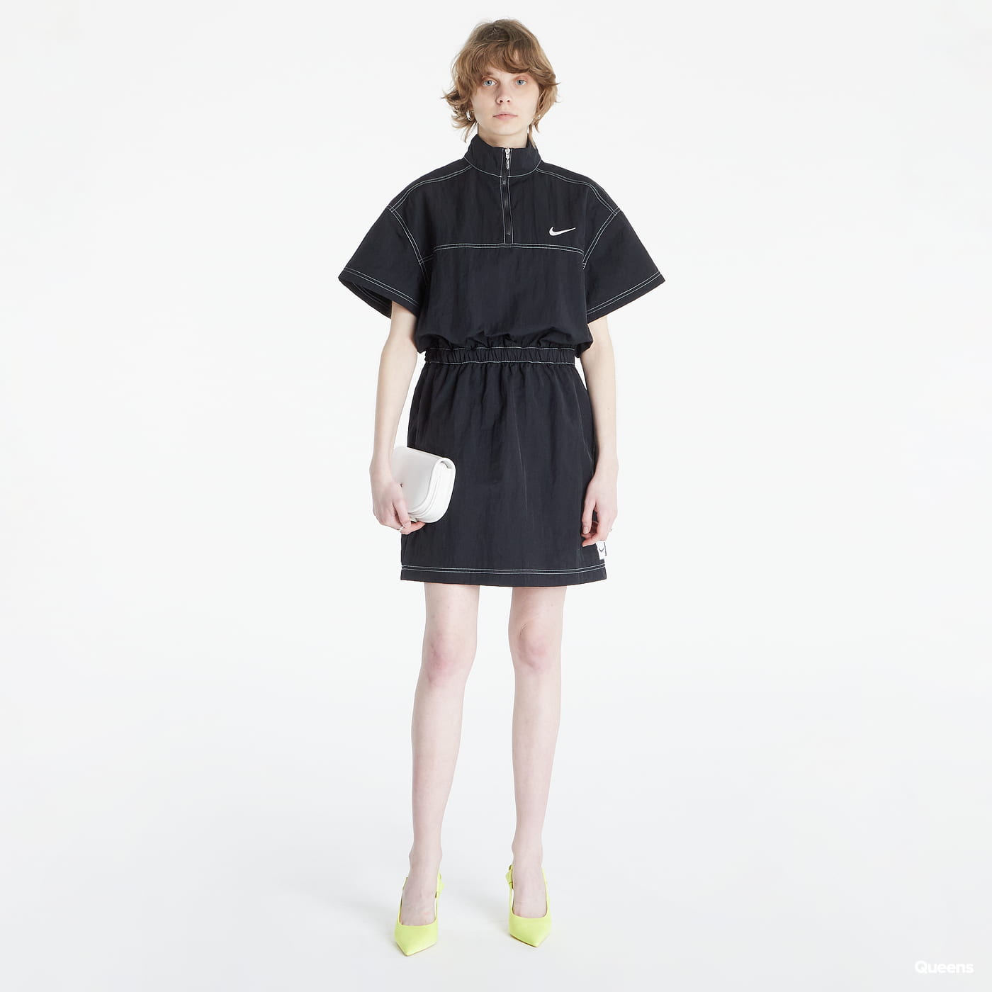 Šaty Nike SW Swoosh Woven Dress Čierna | DM6197-010, 0