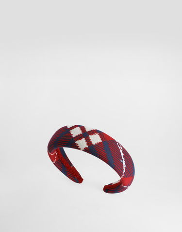 Doplnky Dolce & Gabbana Dolce & Gabbana Tartan-Print Padded Headband Rôznofarebný | LB3L54ISMKMHD5QB, 2