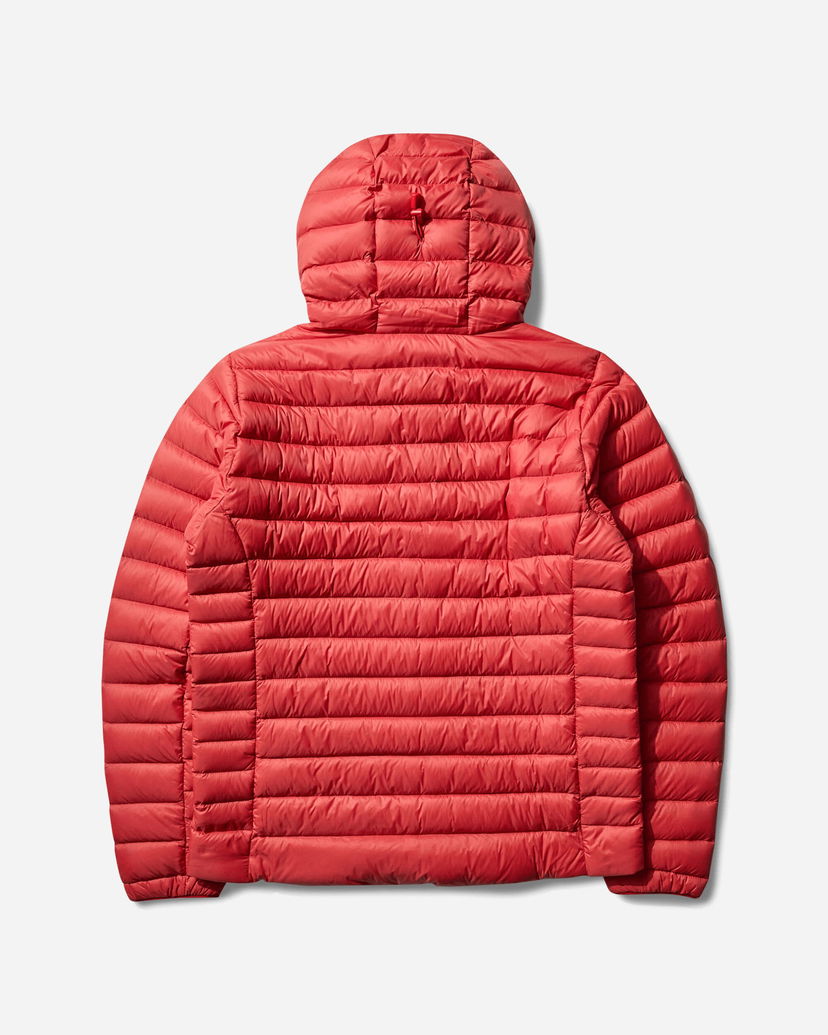 Prešívaná bunda Patagonia Down Sweater Hooded Jacket Červená | 84702 AMRE