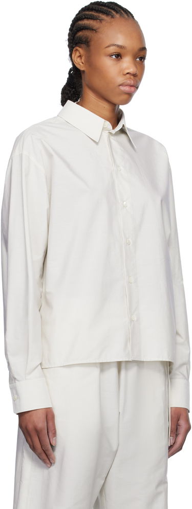 Košeľa Maison Margiela MM6 Maison Margiela Spliced Striped Cotton Poplin Shirt Biela | S52DT0043 M35250, 1