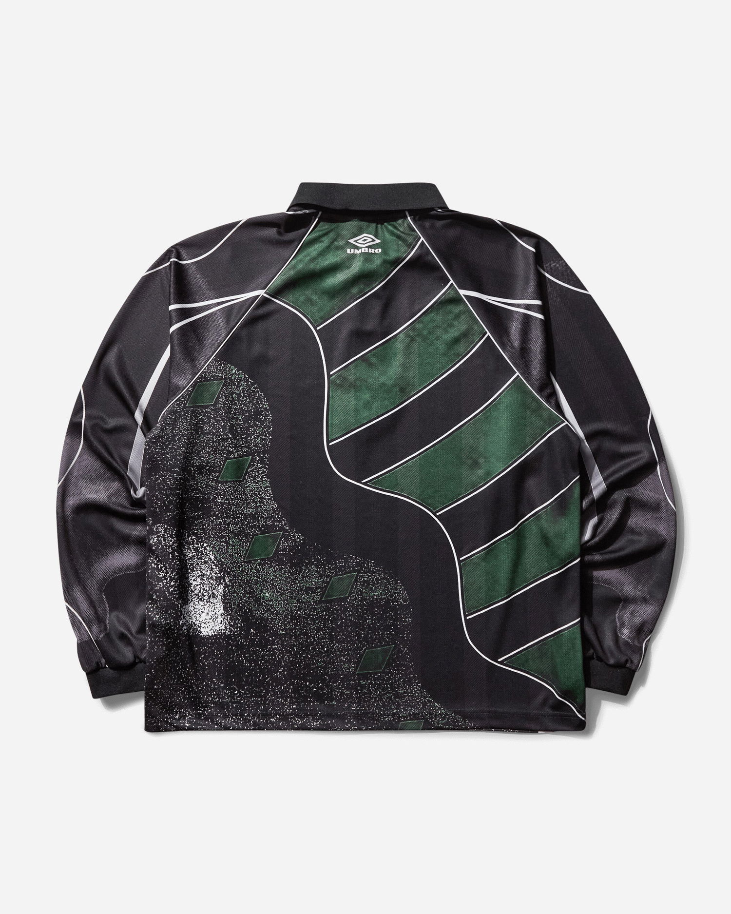 Polo tričko Umbro 95-96 Longsleeve Polo Čierna | UBMW0403FA252 GRN0052, 0